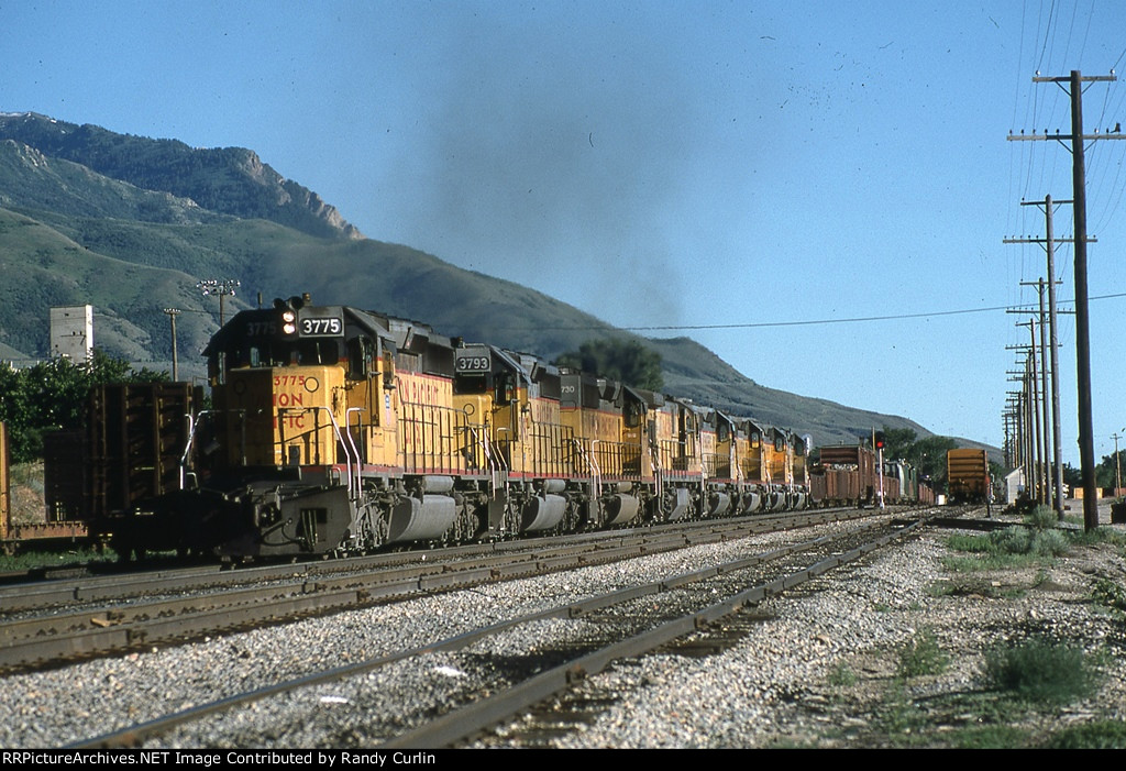 UP 3775 at Brigham City